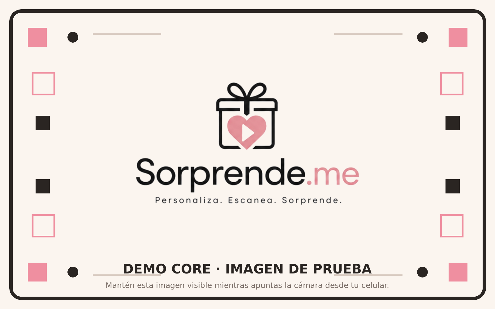 Imagen objetivo neutral para la demostración de Sorprende.me Negocios